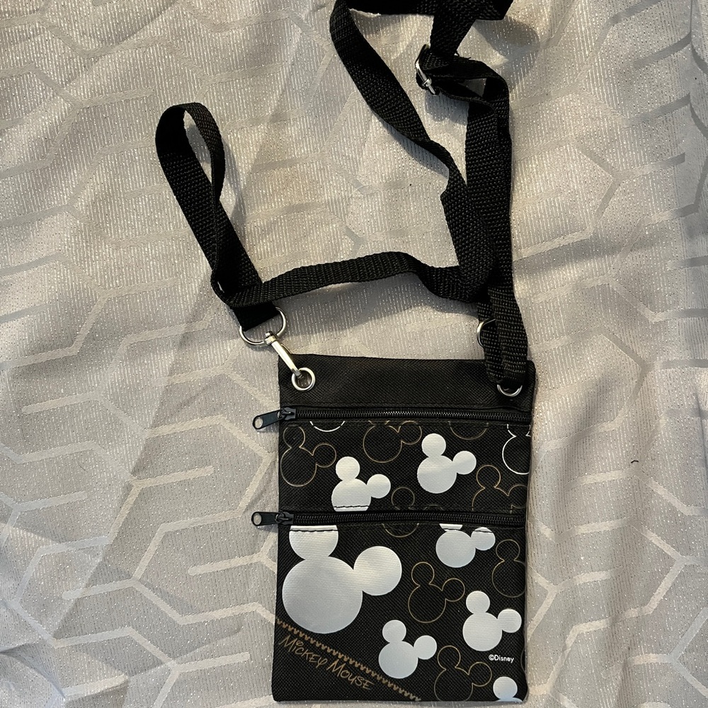 Disney Black and White Mickey Mouse Shoulder Bag